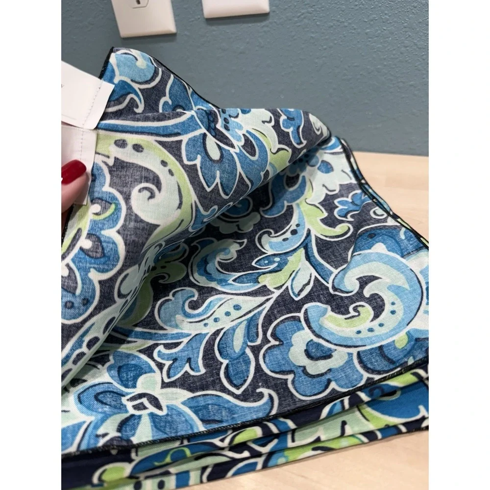 Longaberger Table Square Overlay Daydream Fabric 36